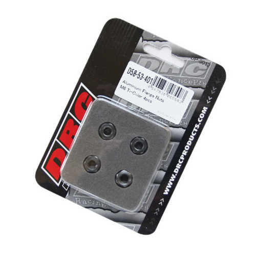 Drc Aluminum M6 Flange Nuts Ti-Color 4Pcs