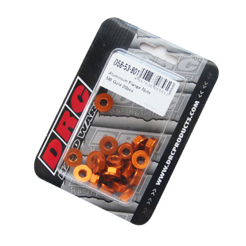 Drc Nut Flange Alloy M6 20 Pack