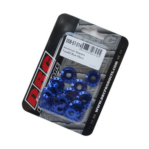 Drc Spacer Alloy M6 Type-02 Blue Flat