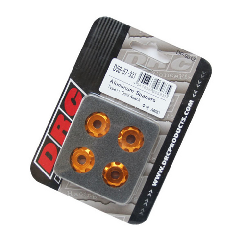 Drc M6 Aluminum Spacers Type11 Gold 4Pcs
