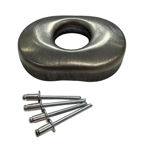 DEP Pipes 2 Stroke Oval Aluminium End Cap