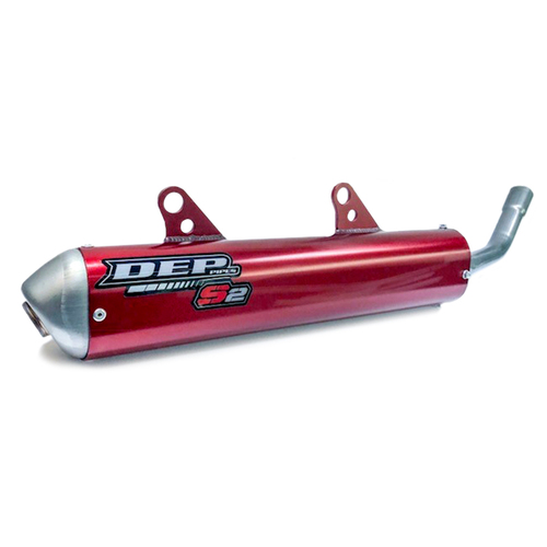 DEP Pipes Beta Red 2 Stroke Silencer - RR 250 2014-2019 (RED SILENCER)