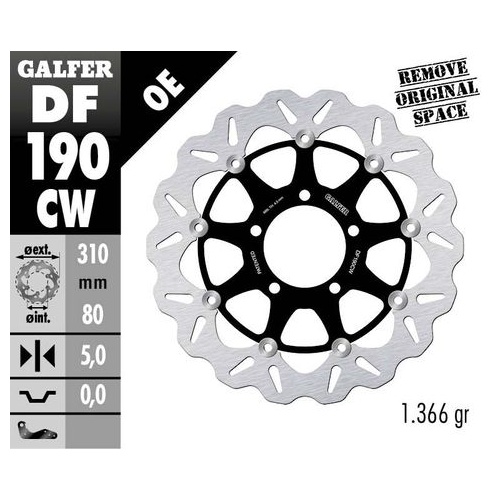 STANDARD FLOATING FRONT WAVE ROTOR