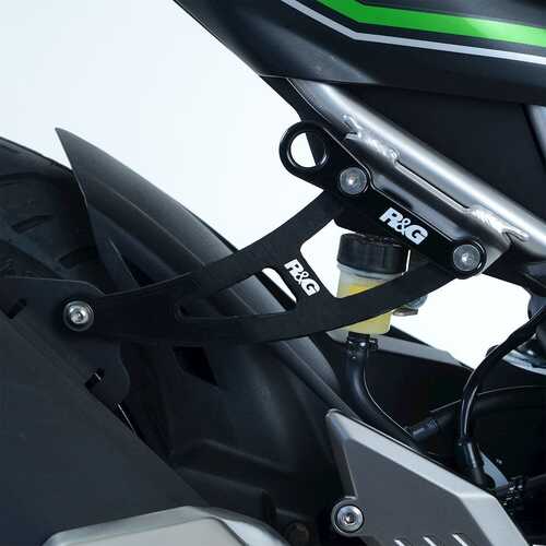 Exh Hanger&F/Rest Blanking Plate kit,BLK,Ninja 125/Z125 '19-