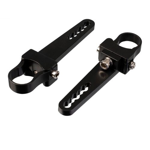 Whites Led Light Bar Tube Mount Brackets 1" Pair (25.4mm)