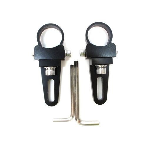 Whites Led Light Bar Tube Mount Brackets 1.25" Pair(31.75mm)