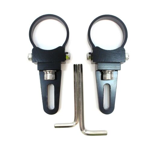 Whites Led Light Bar Tube Mount Brackets 1.75" Pair(44.45mm)