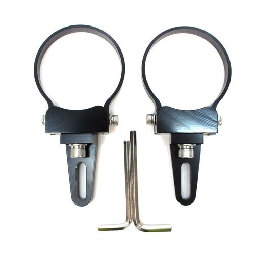 Whites Led Light Bar Tube Mount Brackets 3" Pair(76.2mm)
