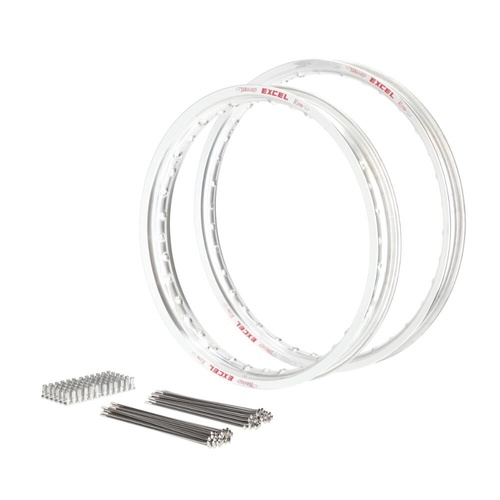 Excel Honda Silver Excel Rim & Spoke Kit