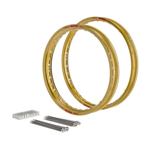 Excel Honda Gold Excel Rim & Spoke Kit
