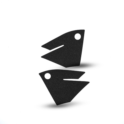R&G Tank Traction Grip Kit - BMW F800GS '15- Tank Traction Grips : 2-Grip Kit (Clear)