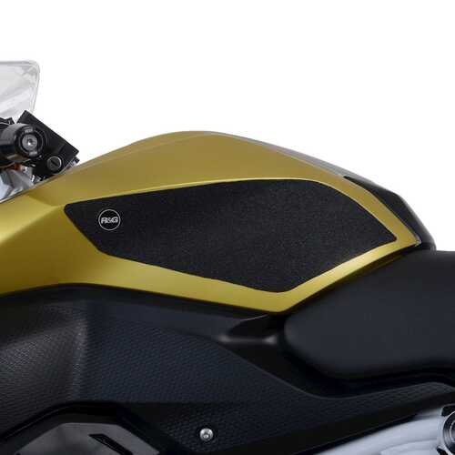 R&G Tank Traction Grip Kit - BMW R1250RS Sport '19- Tank Traction Grips:2-Grip Kit (Black)
