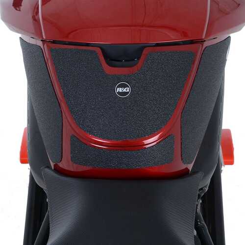 R&G Tank Traction Grip Kit - Zero SRF '19- Traction Grips : 2-Grip Kit (Black)