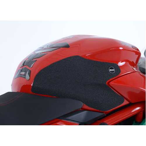 R&G Tank Traction Grip Kit - Duc Supersport (S) '17-  Traction Grips : 2-Grip Kit (Black)