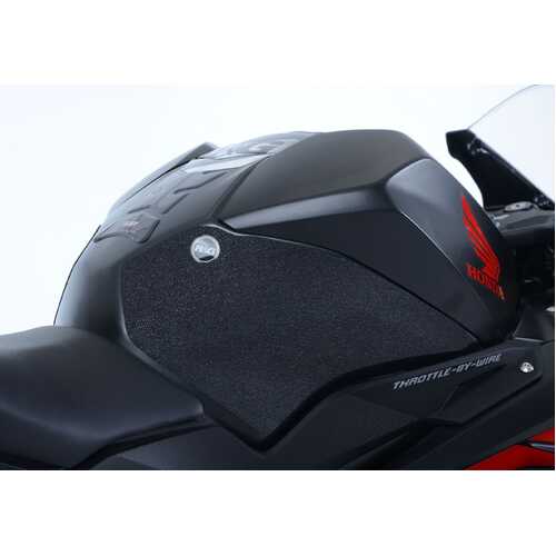 R&G Tank Traction Grip Kit - Honda CBR250RR 17-Tank Traction Grips 2-Grip Kit (Black)