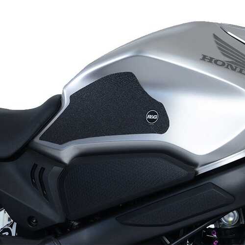 R&G Tank Traction Grip Kit - CB650R '19-/CBR650R'19-Tank Traction Grips:Clear 2-Grip Kit (Clear)