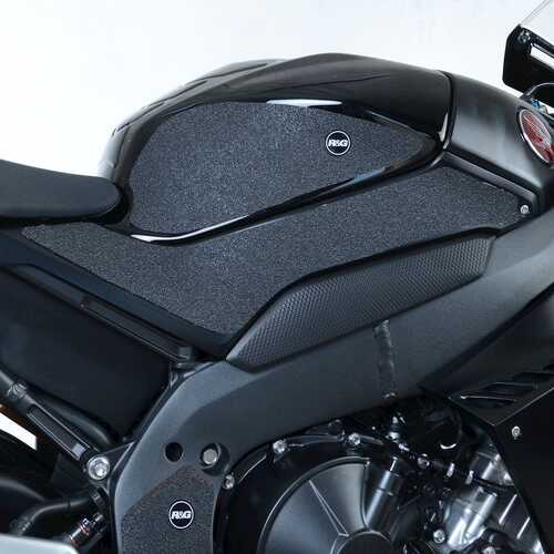 R&G Tank Traction Grip Kit - Honda CBR1000RR-R(SP) '20-Traction Grips 4-Grip Kit (Clear)