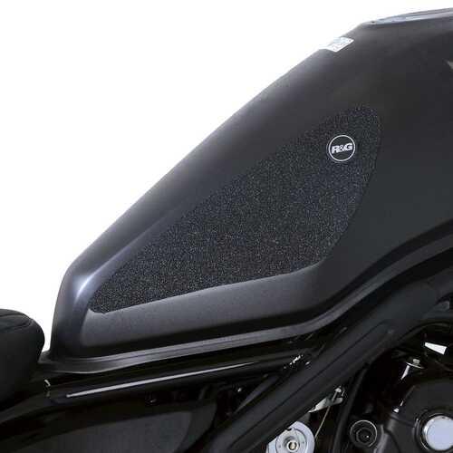 R&G Tank Traction Grip Kit - CMX500 Rebel (S) '17- Traction Grips :  2-Grip Kit (Clear)