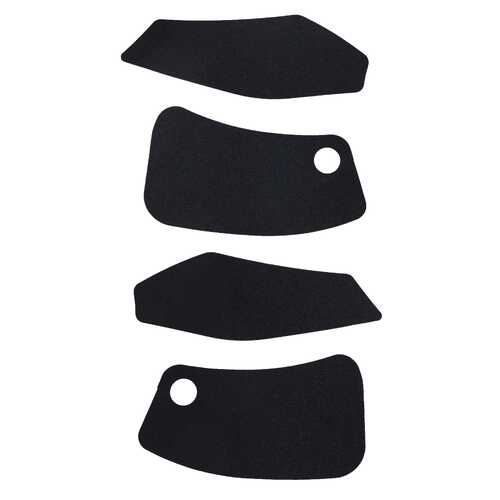 R&G Tank Traction Grip Kit - Z1000 TRAC/PADS '14- 4PC (Black)