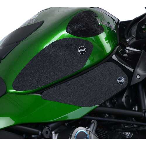 R&G Tank Traction Grip Kit - Kawasaki H2 SX Traction Grips : 4-Grip Kit (Black)