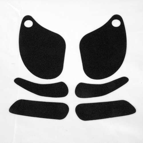 R&G Tank Traction Grip Kit - Kawasaki ZX6R Traction Grips 2005-2006 : 6-Grip Kit (Black)