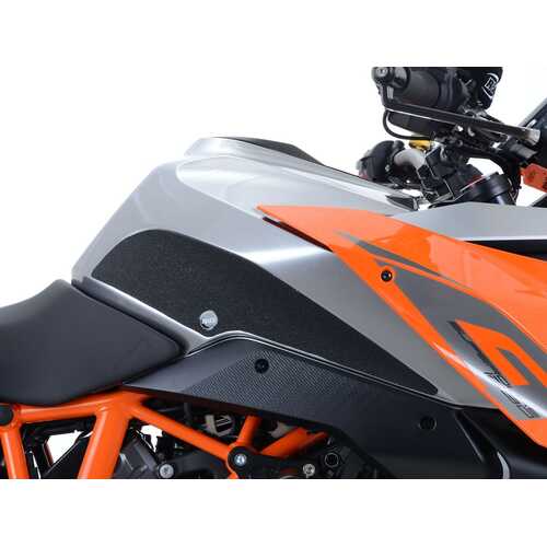 R&G Tank Traction Grip Kit - KTM SuperDuke GT Traction Grips : 2-Grip Kit (Black)