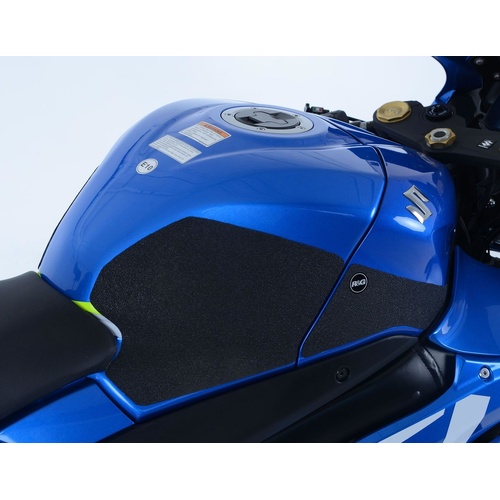 R&G Tank Traction Grip Kit - Suzuki GSX-R1000/R '17- Traction Grips : 4-Grip Kit (Clear)
