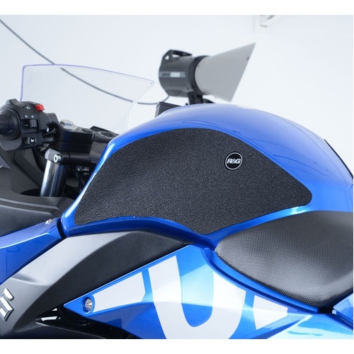 R&G Tank Traction Grip Kit - Suzuki GSX250R '17- Traction Grips : 2-Grip Kit (Black)