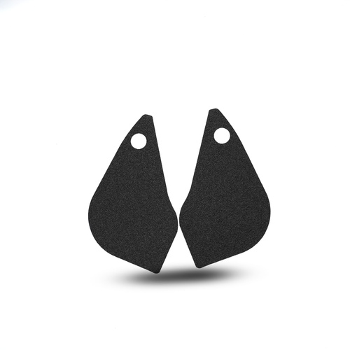 R&G Tank Traction Grip Kit - Tiger 1200 Explorer '12- Traction Grips : 2-Grip Kit (Black)