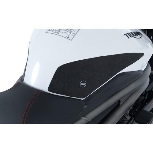R&G Tank Traction Grip Kit - Speed Triple S '18- /RS '18- Traction Grips:2-Grip Kit (Black)