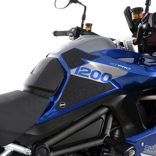 R&G Tank Traction Grips Tiger 1200 GT/GT Pro/Rally Pro '22- (Black)