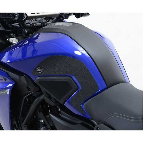 R&G Tank Traction Grip Kit - R&G YAMAHA TRACER 700 TRACTION GRIPS : 2-GRIP KIT (Black)