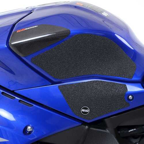 R&G Tank Traction Grip Kit - Yam YZF-R1 '20- / R1M '20- Traction Grips : 4-Grip Kit (Black)