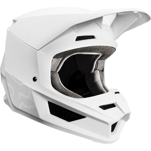 Fox V1 Matte Helmet 2020 White