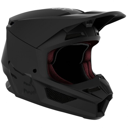 Fox V1 Matte Helmet 2020 Matte Black