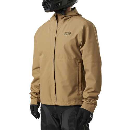 Fox MX23 Ranger Off Road Packable Rain Jacket Dark Khaki