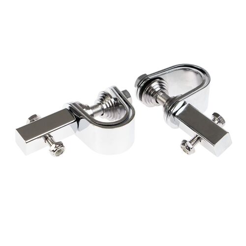Whites Foot Peg Clamp & Mount Circular