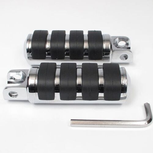 Whites Foot Peg/HD ISO Rider F/Lg Chrome