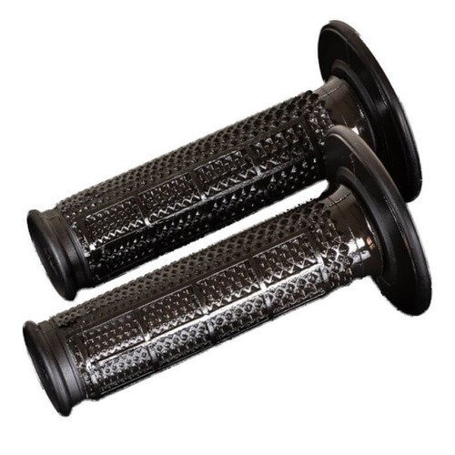 Renthal Black / Black Ultra Tacky Half Waffle MX Tapered Grips