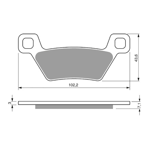 GOLDfren Brake Pads Off-Road Racing GF314 - K5
