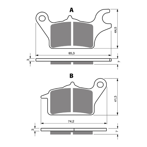 GOLDfren Brake Pads GF336 - S3