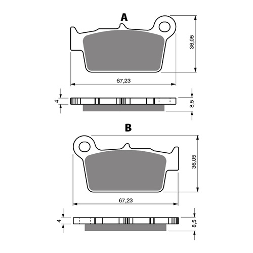 GOLDfren Brake Pads GF346 - K5