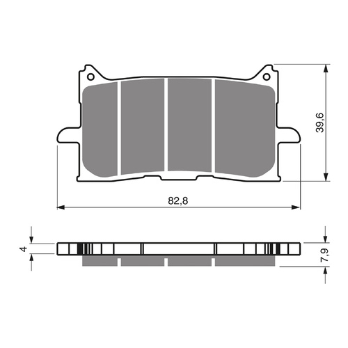 GOLDfren Brake Pads GF379 - K5
