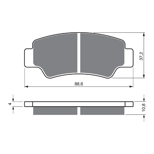 GOLDfren Brake Pads Off-Road Racing GF390 - K5