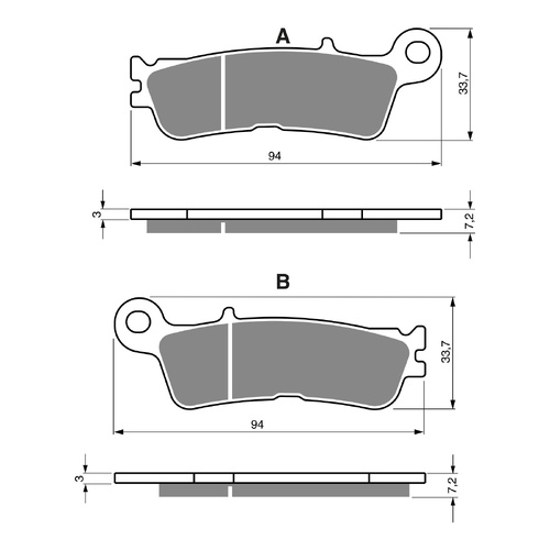 GOLDfren Brake Pads GF403 - K5