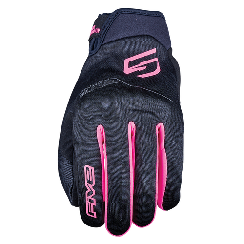 Five 'Globe Evo' Ladies Street Gloves - Black/Pink