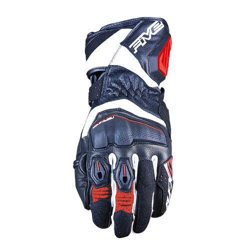 Five 'RFX-4 Evo' Racing Gloves - Black/White/Red