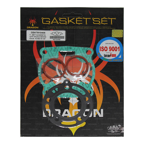 Whites Gasket Set Top Kawasaki KX80 91-97