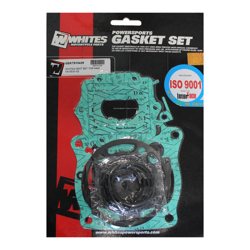 Whites Gasket Set Top Kawasaki KX125 01-02