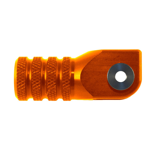Orange Gear Lever Knurled Tip with Hardware